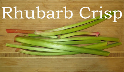 Rhubarb Crisp